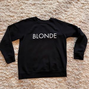 Brunette The Label BLONDE sweatshirt size L/XL